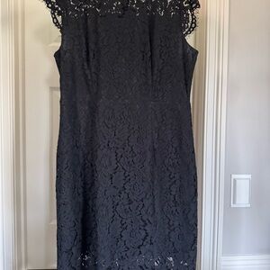 Elegant Black Lace Dress